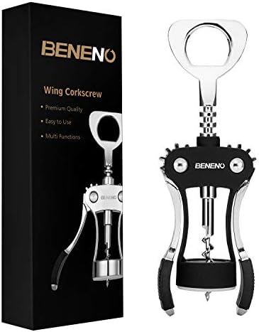 Beneno Premium Wing Corkscrew with Can Opener 1