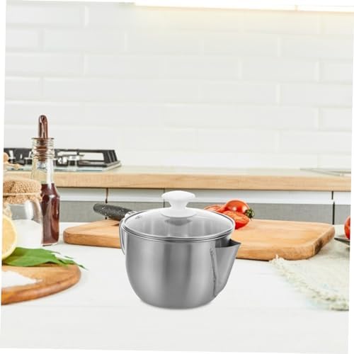 UTHCLO Soup Pot with Upgraded Glass Lid and Oil Separator