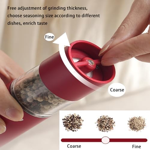 Jaaduora Rechargeable Pepper Salt Grinder Set