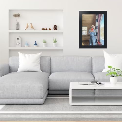 ArtToFrames Elegant Black Framed Wall Mirror 18x24