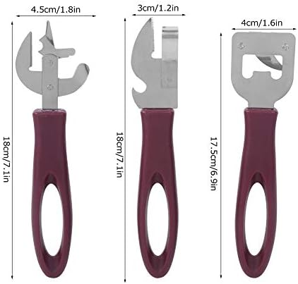 Natudeco Manual Can Opener Set - Multifunctional Stainless Steel