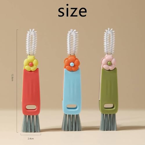 Kerrtoa 3 in 1 Cup Lid Cleaning Brush Set 6pcs 1