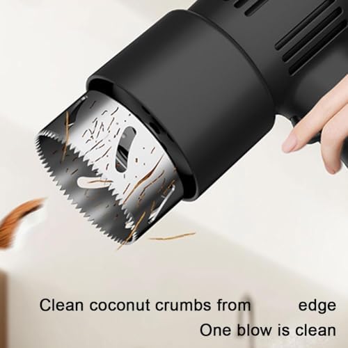 Automatic Coconut Opener with Protective Cover and Stainless Steel Blade