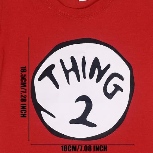 PATCHUPS Thing 1 2 Iron On Patch Halloween Costume Accessory