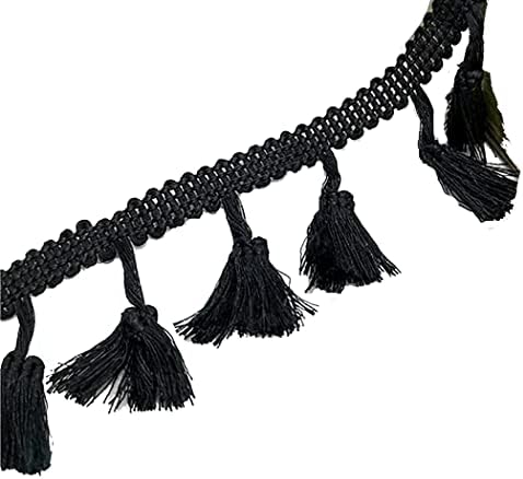Humboldt Haberdashery Cotton Tassel Fringe Trim 1 34 Wide - White