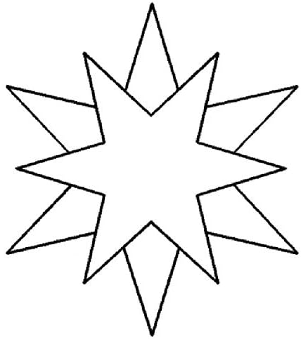 12-pt Star Quilting Stencil by Quilting Creations 1