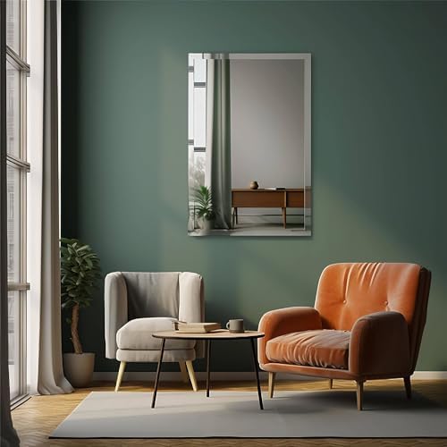 FARMER Frameless Rectangle Mirror 16x20 Inch 1