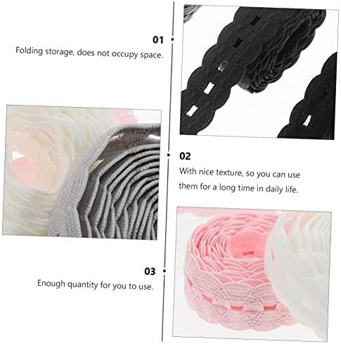 Homoyoyo Elastic Headband DIY Lace for Kids 5pcs Comfortable and Safe