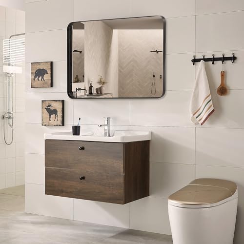 NEWBULIG 24x36 Inch Wall Mounted Vanity Mirror