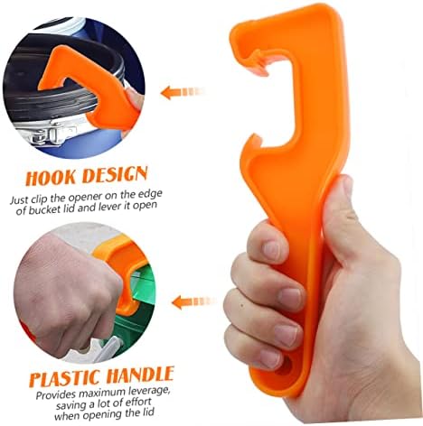 PartyKindom 10pcs Bucket Lid Opener with Wrench