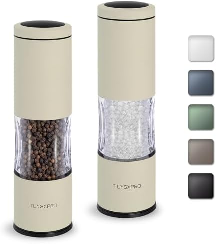 TLYSXPRO Salt Pepper Mill Set 2 Packs