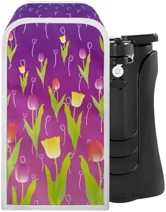 Wiryuouvt Cartoon Tulips Can Opener Dust Cover