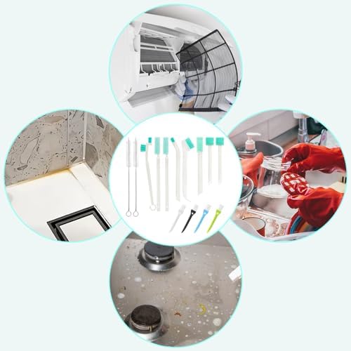 DanziX 14Pcs Cleaning Brush Set for Narrow Crevices