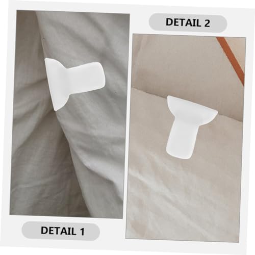 Zerodeko 8Pcs Comforter Clips for Secure Bedding