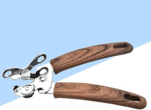 2pcs Stainless Steel Can Opener with Rotating Cutting Wheel