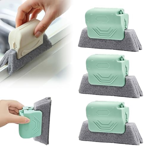 Magic Window Track Cleaner Tool Set 3pcs Green