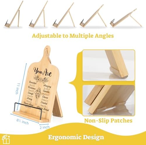 Elegant Christian Cookbook Stand for Women
