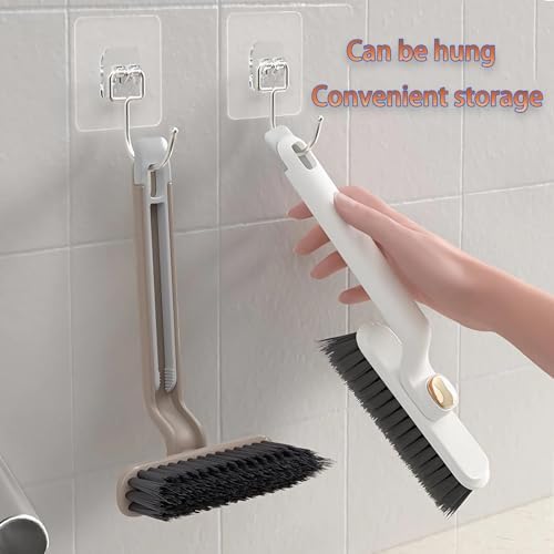 Multi-Function Rotating Crevice Brush - 10in Durable Gap Cleaner