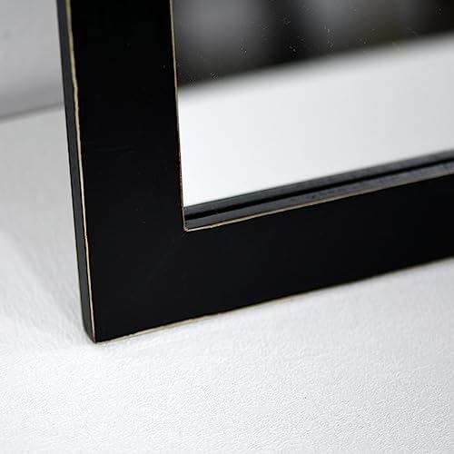 Funerom Farmhouse Wall Mirror 18x26 Inch Black