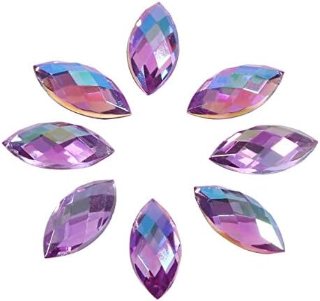 Walfront 500Pcs Crystal Rhinestones for Crafts and Decor