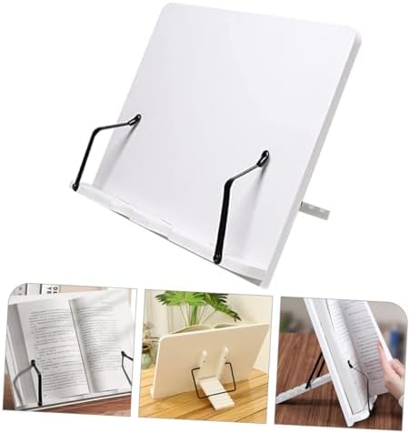 Adjustable Wooden Cookbook Stand for Home Office