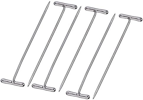 Mudder 100 Pack T-Pins 2 Inch with Plastic Box Silver 1