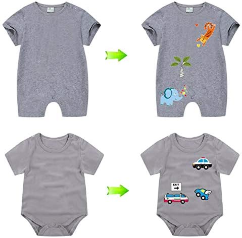 MWOOT 5 Sheets Baby Iron On Patches Set