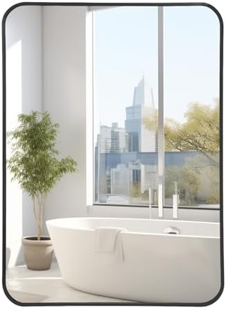 Puzonjig 20x28 Inch Rectangle Bathroom Mirror
