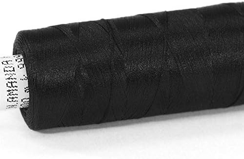 ATENA 160 Polyester Serger Thread 546 Yard Spool Black