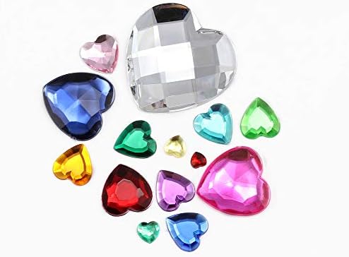 Allstarco 60mm Blue Sapphire Heart Rhinestone 1PC