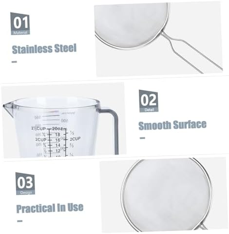 NAMOARLY 1 Set Stainless Steel Frying Spoon Strainers