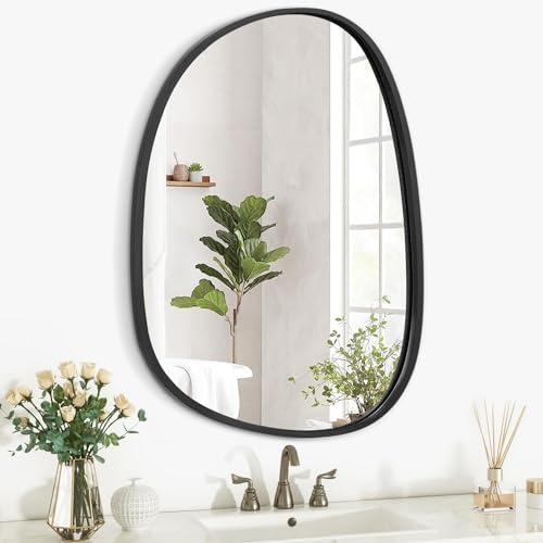 Asymmetrical Black Mirror for Wall 26x18 1