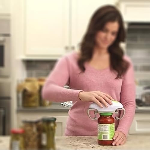 GAYAYAS Electric Can Opener Automatic Jar Opener with Soft Edge and 360 Rotation