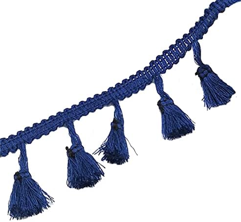 Humboldt Haberdashery Cotton Tassel Fringe Trim 1 34 Wide - White