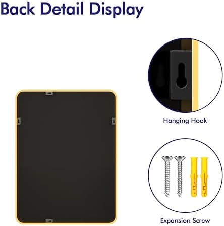 ITETU Gold Wall Mirror 22x30 Bathroom Vanity Decor