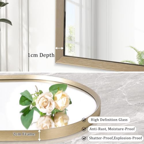 Arch Bathroom Mirror 36x24 Wall Mounted