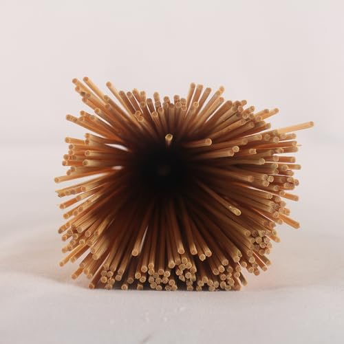4Pack Bamboo Scrub Brush with Wooden Handle for Pans Dishes and Sink