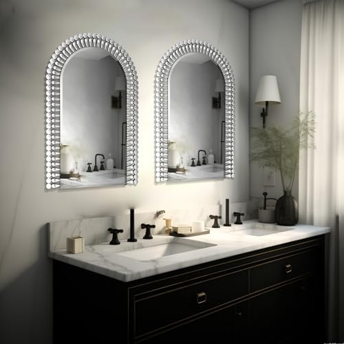 QDSSDECO 24x36 Diamond Mirror Wall Decor