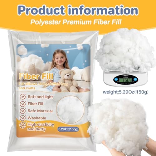 RAINFLOW 53oz Polyester Fiber Fill - Soft Resilient Recyclable
