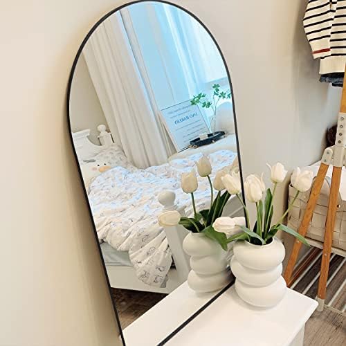 Black Vanity Mirror with Metal Frame for Bathroom 26x38