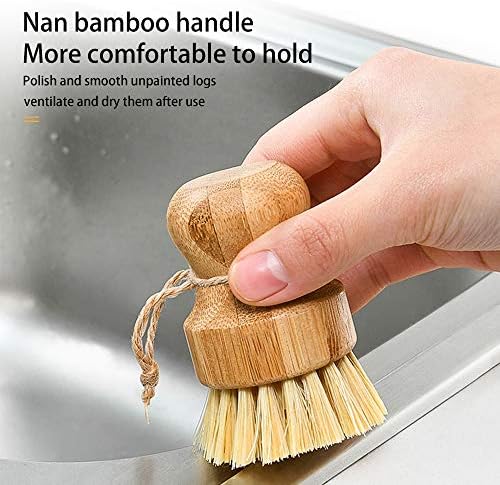 Eco-Friendly Bamboo Dish Brush with Sisal Bristles 1