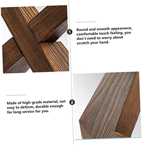 GRIRIW Wooden Cookbook Stand for Reading and Display
