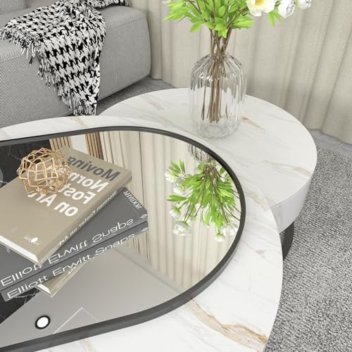 Biyatuos Arched Wall Mirror 36x24 Black 1