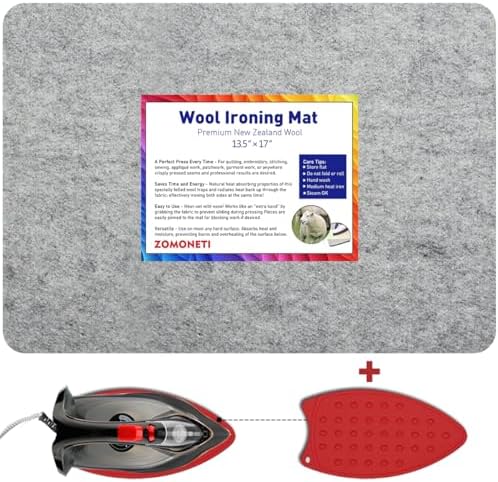 ZOMONETI Wool Pressing Mat 17x135 Inch Quilting Tool