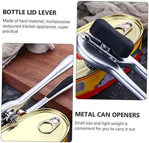 SHOWERORO 1pc Manual Can Opener with Bottle Lid Lever