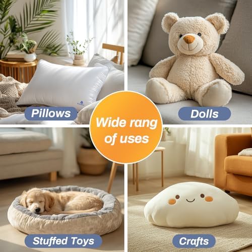 RAINFLOW 53oz Polyester Fiber Fill - Soft Resilient Recyclable