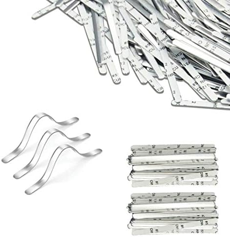 IXYVIA 50 Pcs Aluminum Nose Bridge Clips for Face Masks and Crafts