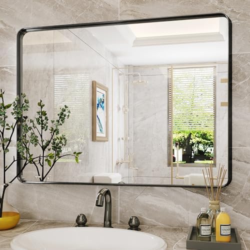 24 x 32 Bathroom Mirror with Metal Frame