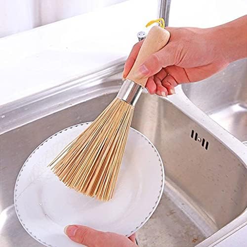 BaoFufc Bamboo Pan Brush with Wooden Handle