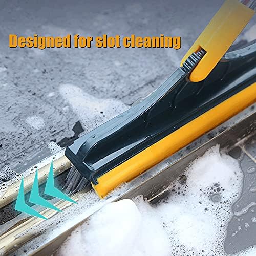 SYSUII Floor Scrub Brush with 120 Rotating V-Shaped Handle
